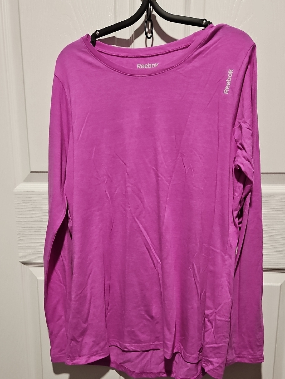 Reebok Women’s Long Sleeve Top - Magenta